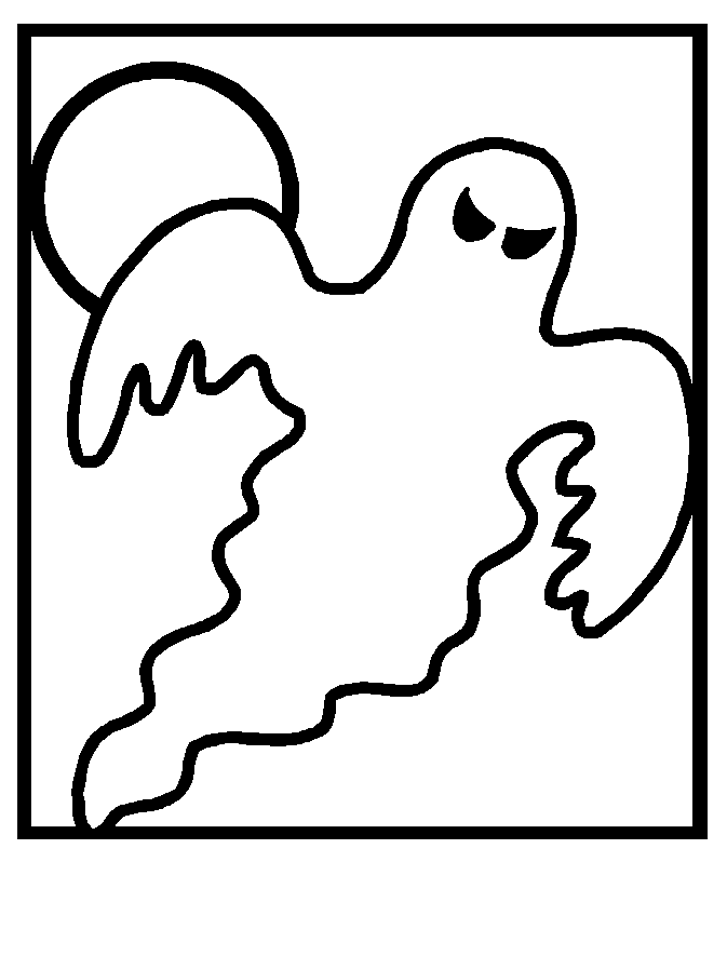 Happy Halloween Ghost Coloring Pages | Best Ever Quotes And Images
