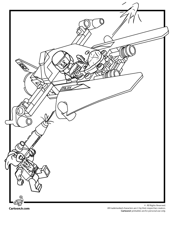 lego space police coloring pages to print | Coloring Pages For Kids