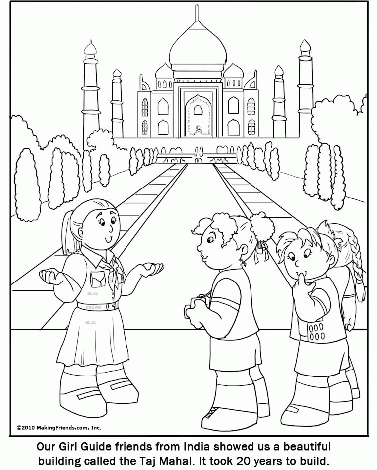 India Coloring Pages | Coloring Pages