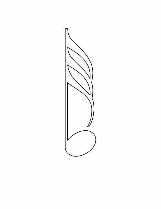 Printable Music Notes