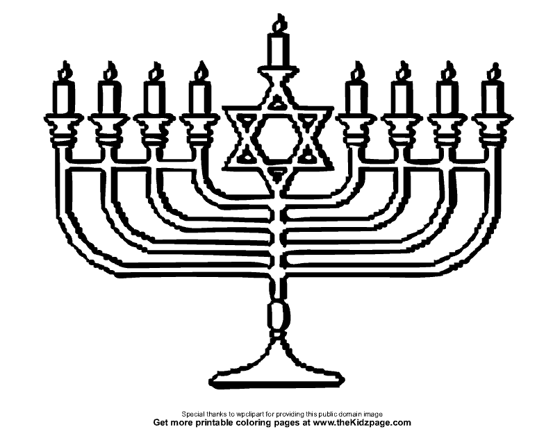 Menorah Coloring Pagesmenorah Free Coloring Pages For Kids 