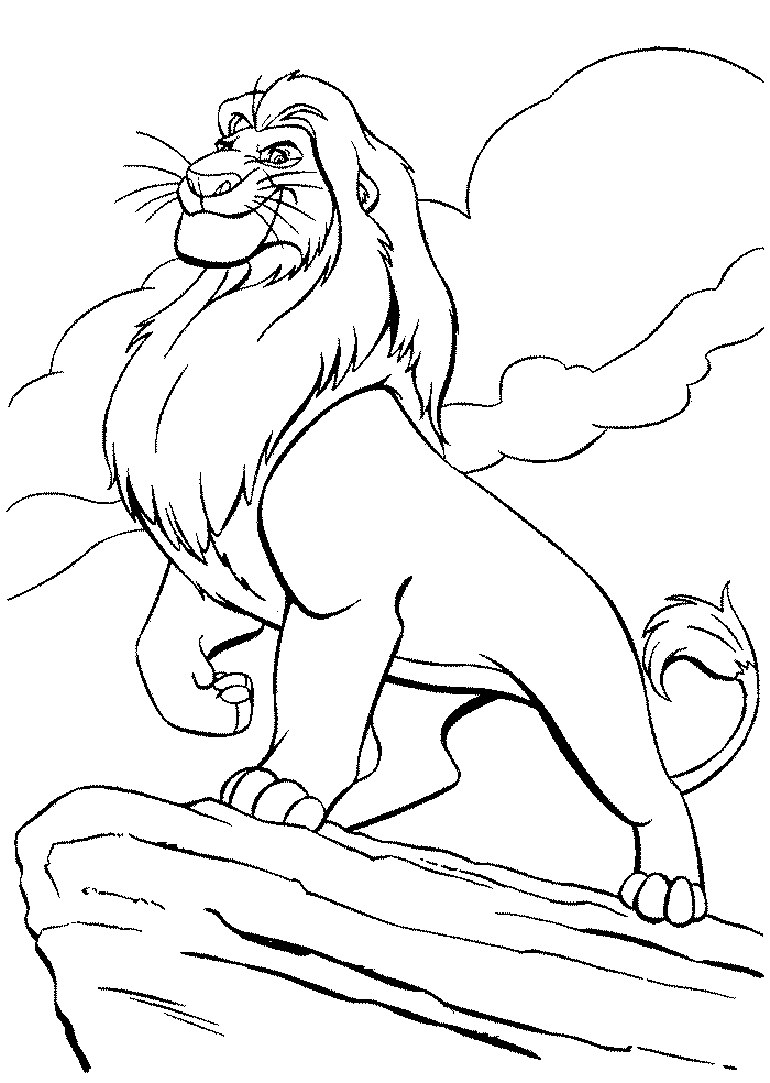 Lion King Coloring Pages Free Printable Download | Coloring Pages Hub