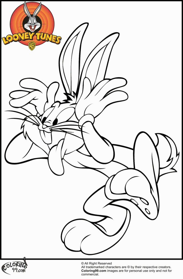 Cute Bunny Coloring Pages For Girls Bugs Bunny Coloring Pages 