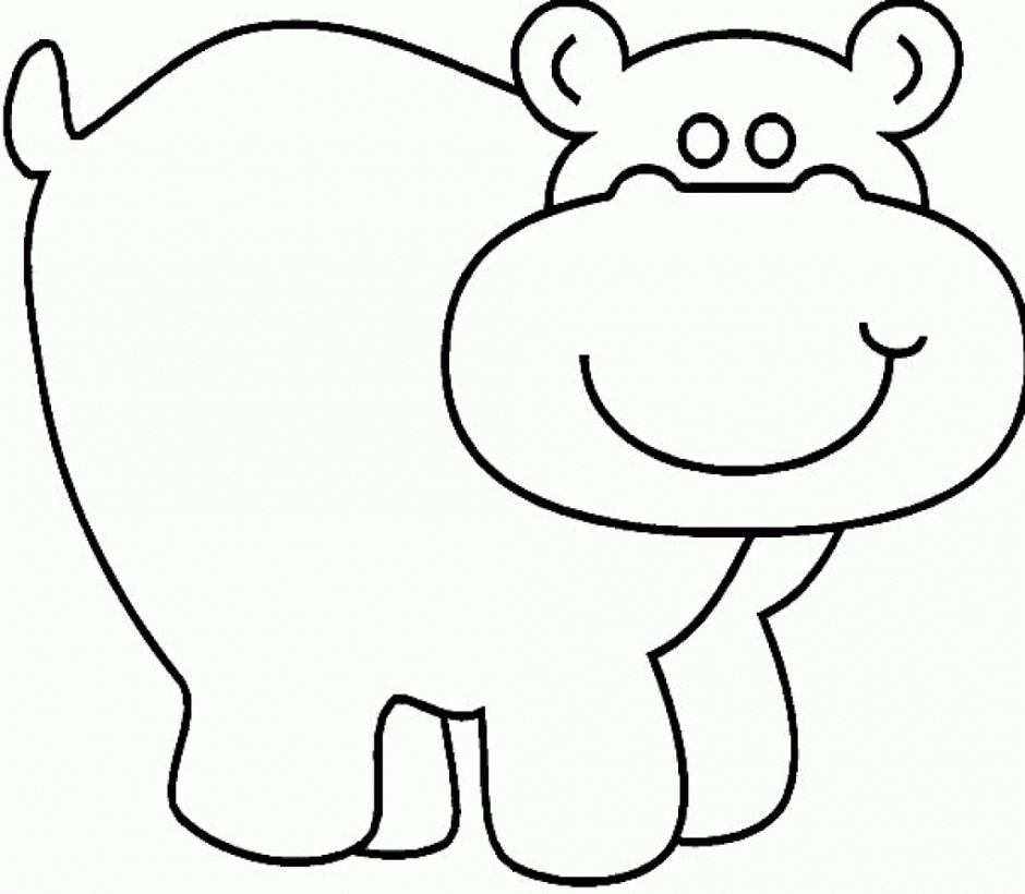 Hippos Wild Animals Coloring Pages Id 86605 Uncategorized Yoand 