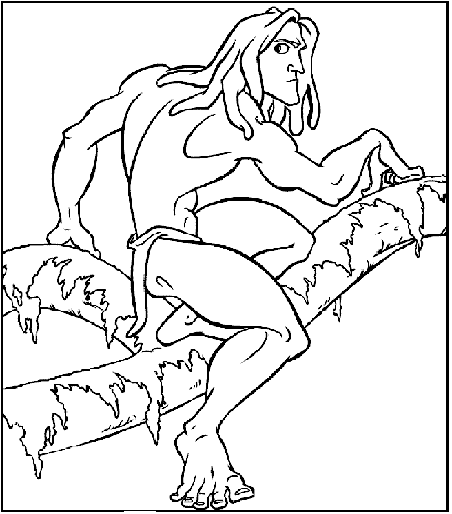 Tarzan Coloring Pages Free Printable Download | Coloring Pages Hub