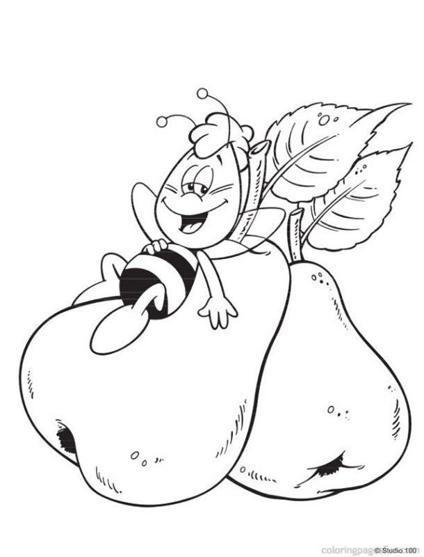 Maya The Bee | Free Printable Coloring Pages – Coloringpagesfun.com