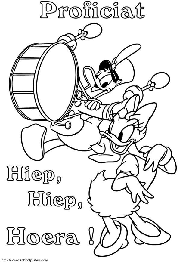 Coloring page Donald Duck Donald Duck