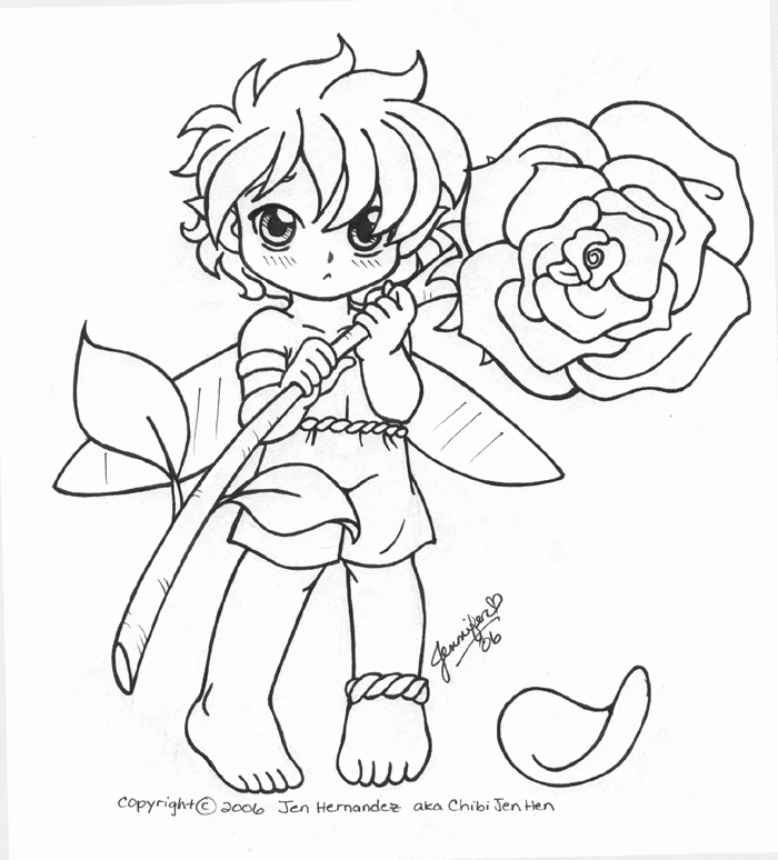 Fairy boy with Flower Otakon06 by chibi-jen-hen on deviantART