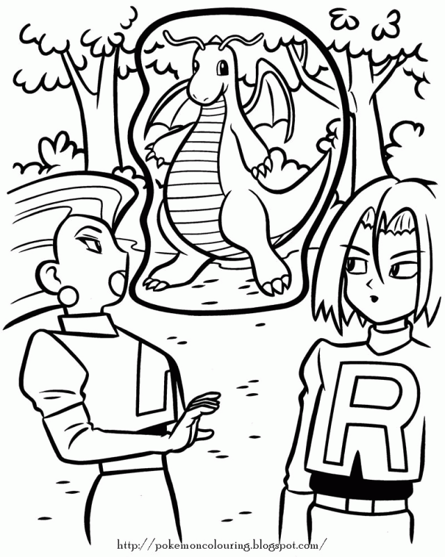 Pokemon Coloring Pages Team Rocket - Coloring Home