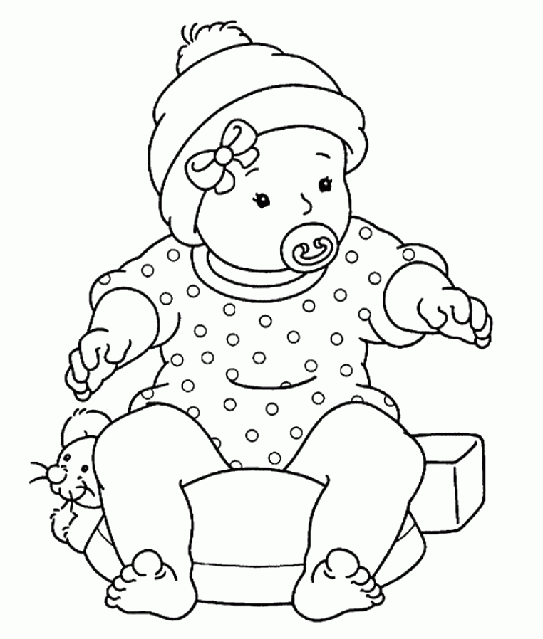 Mickey Mouse coloring pages - Free 17+ Printable Pictures Of Babies To Color
