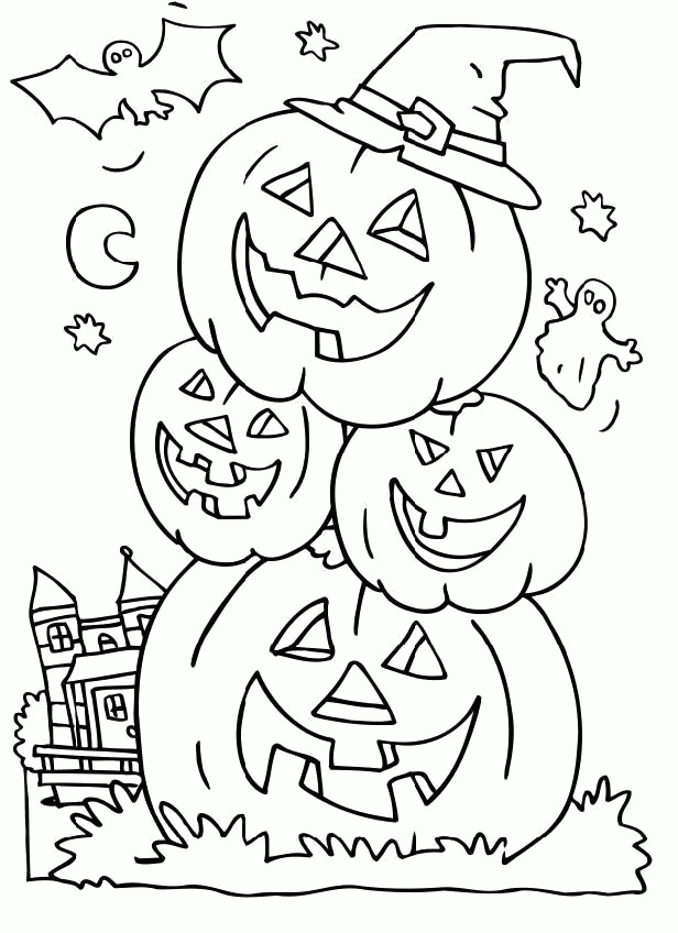 Halloween Printable Coloring Pages For Kids | Great Coloring Pages