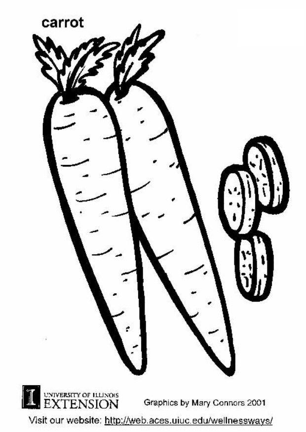 Coloring page carrot - img 5790.