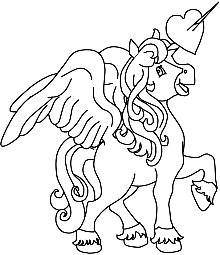 Baby Unicorn Coloring Pages Coloring Home