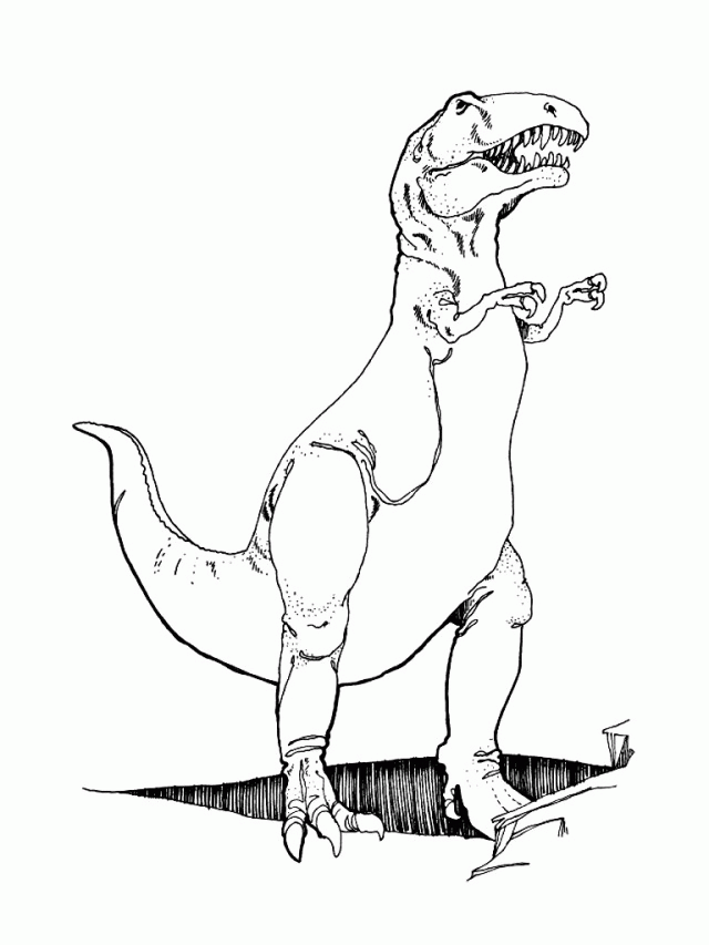 T Rex Coloring Pages Coloring Book Area Best Source For Coloring 