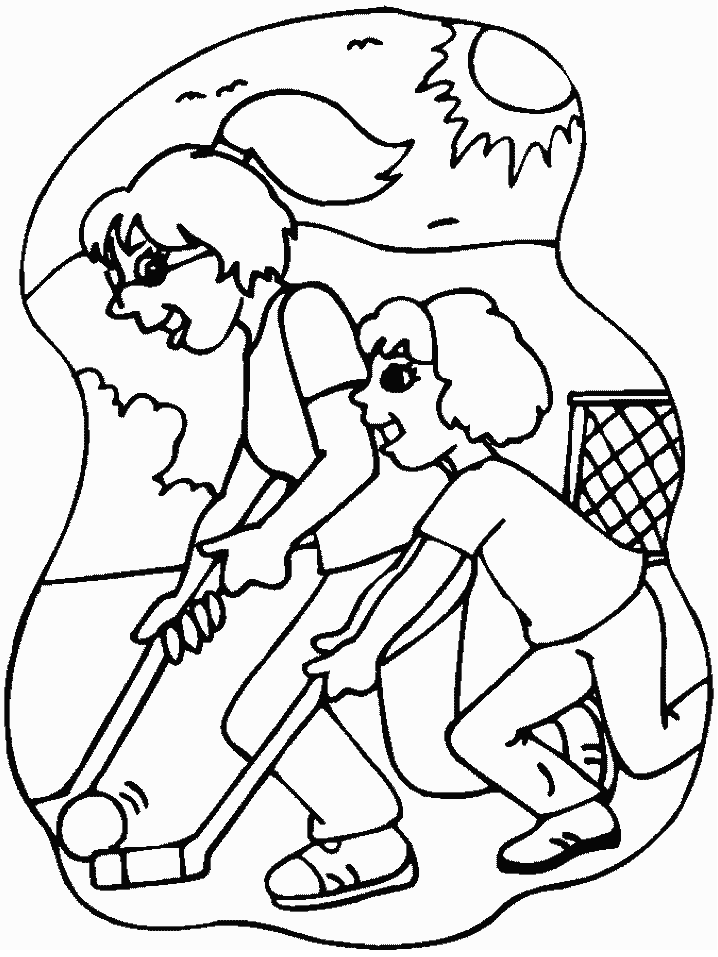 y hockey Colouring Pages