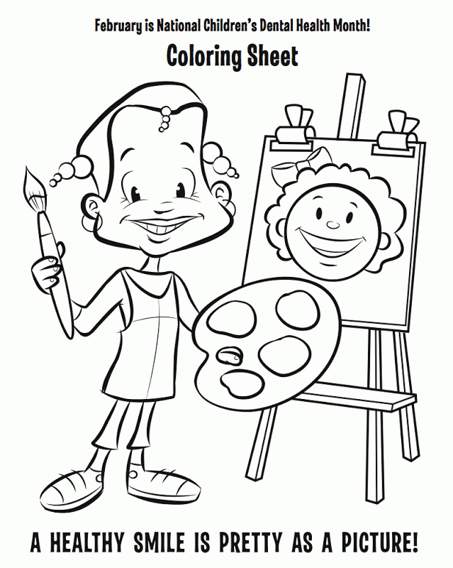 Dentist coloring pages for kids - Coloring Pages & Pictures - IMAGIXS