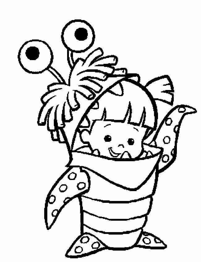 monster inc coloring pages | Logan's Monsters Inc Party