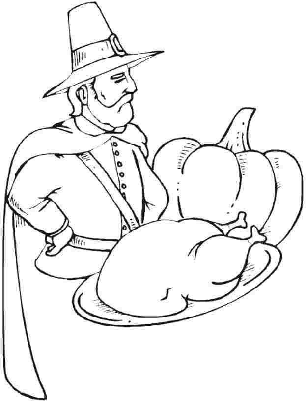 pilgrim boy and girl Colouring Pages (page 2)