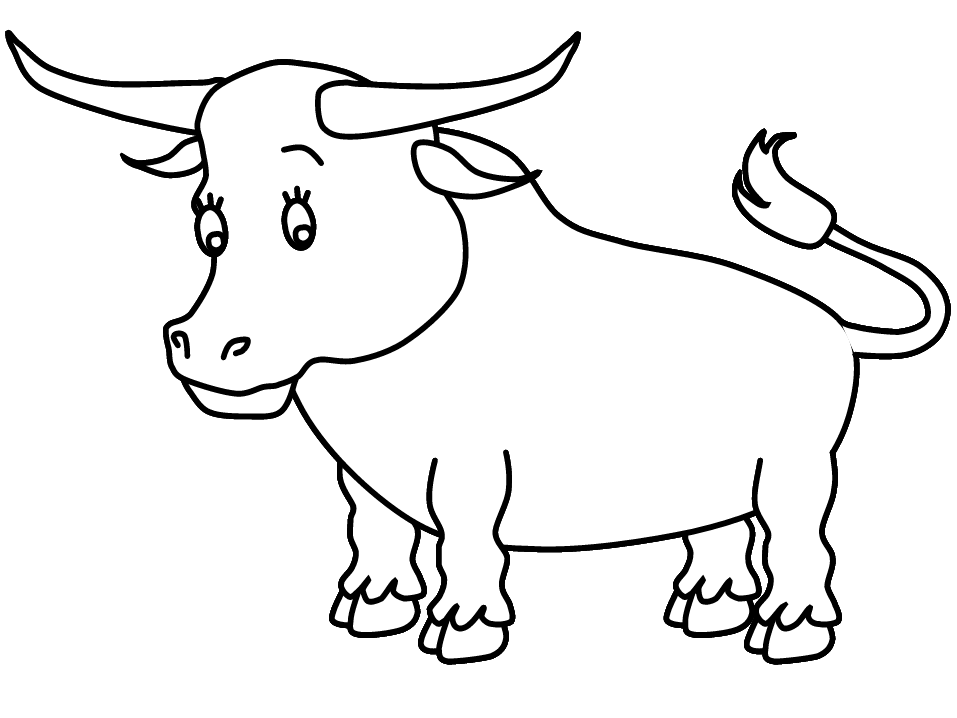 ferdinand the bull coloring page for kids | ColoringGuru 