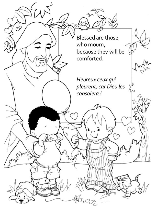 Free Printable Beatitudes Printable Coloring Pages