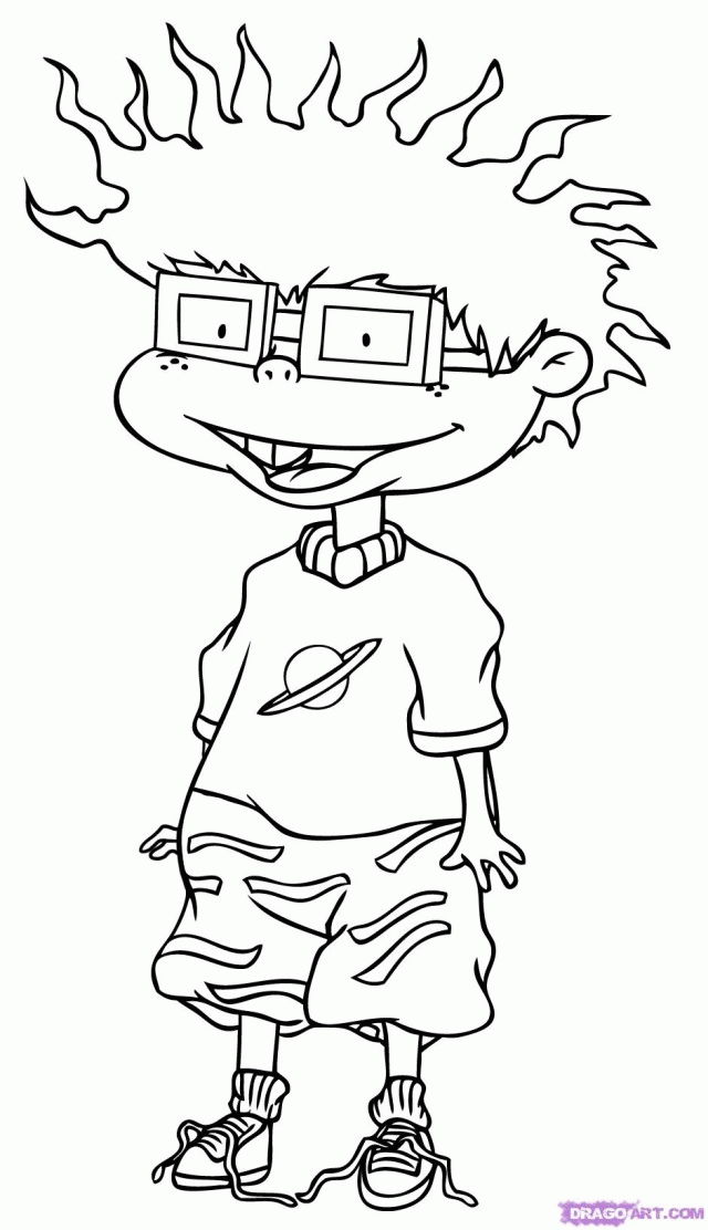 Pin Chuckie Rugrats Coloring Pages On Pinterest 129498 Rugrats All 