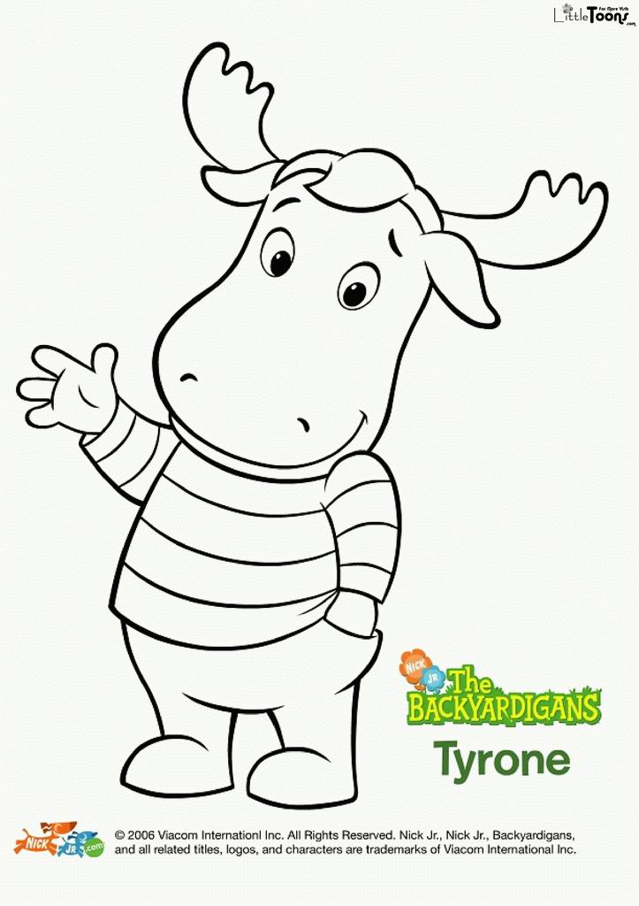 the backyardigans baby Colouring Pages