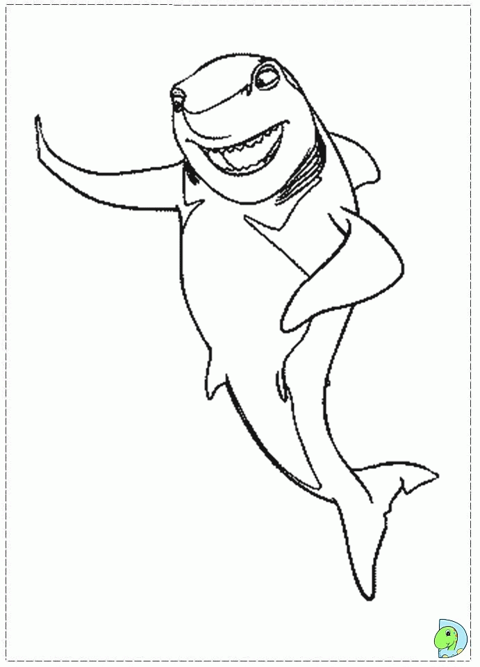 Shark Tale Coloring Pages - Coloring Home