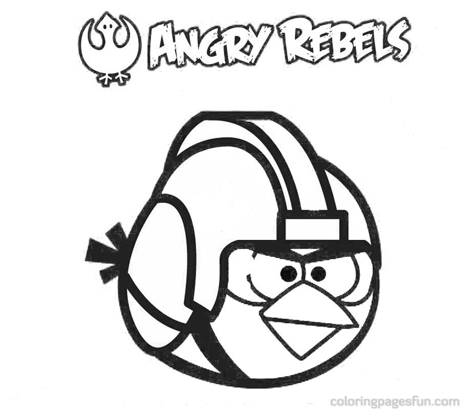 Angry Birds Star Wars Coloring Pages To Print | Free coloring pages