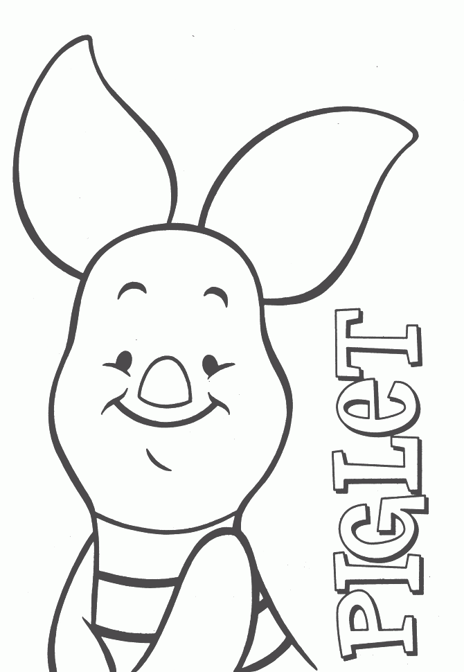 Pooh Piglet Coloring Pages : Piglet And Pooh Coloring Pages In ...
