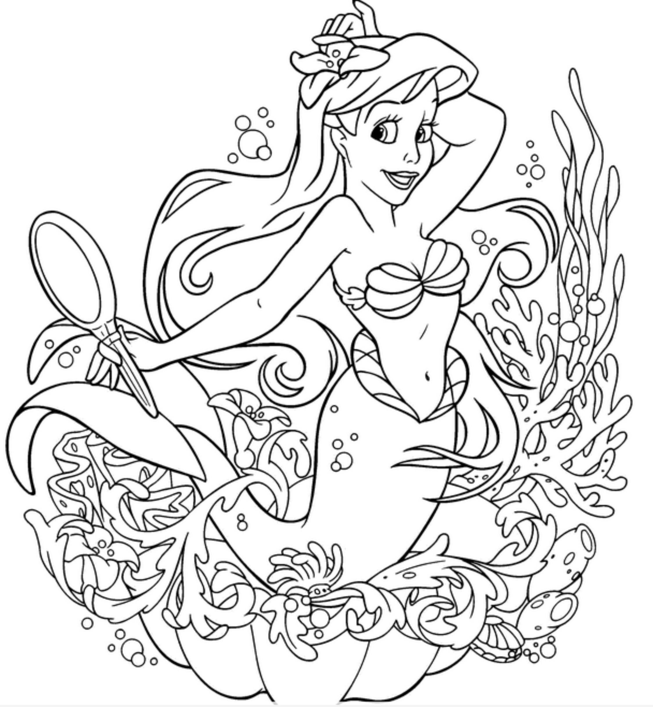 coloring pages princess - Printable Kids Colouring Pages