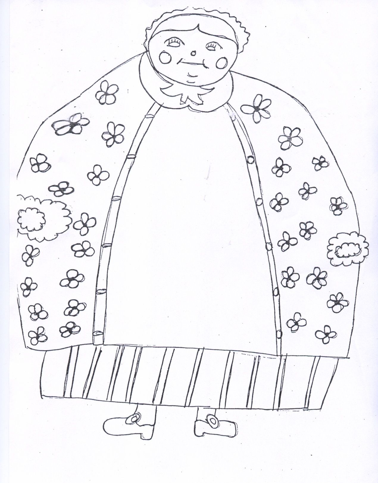 Little Old Lady Coloring Pages Coloring Pages