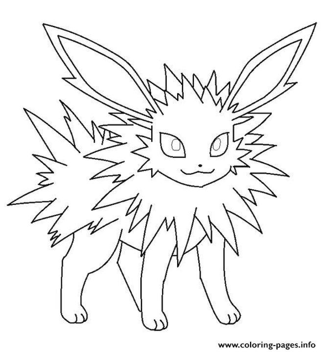 Get This Jolteon Eevee Coloring Pages Pokemon hj5 !