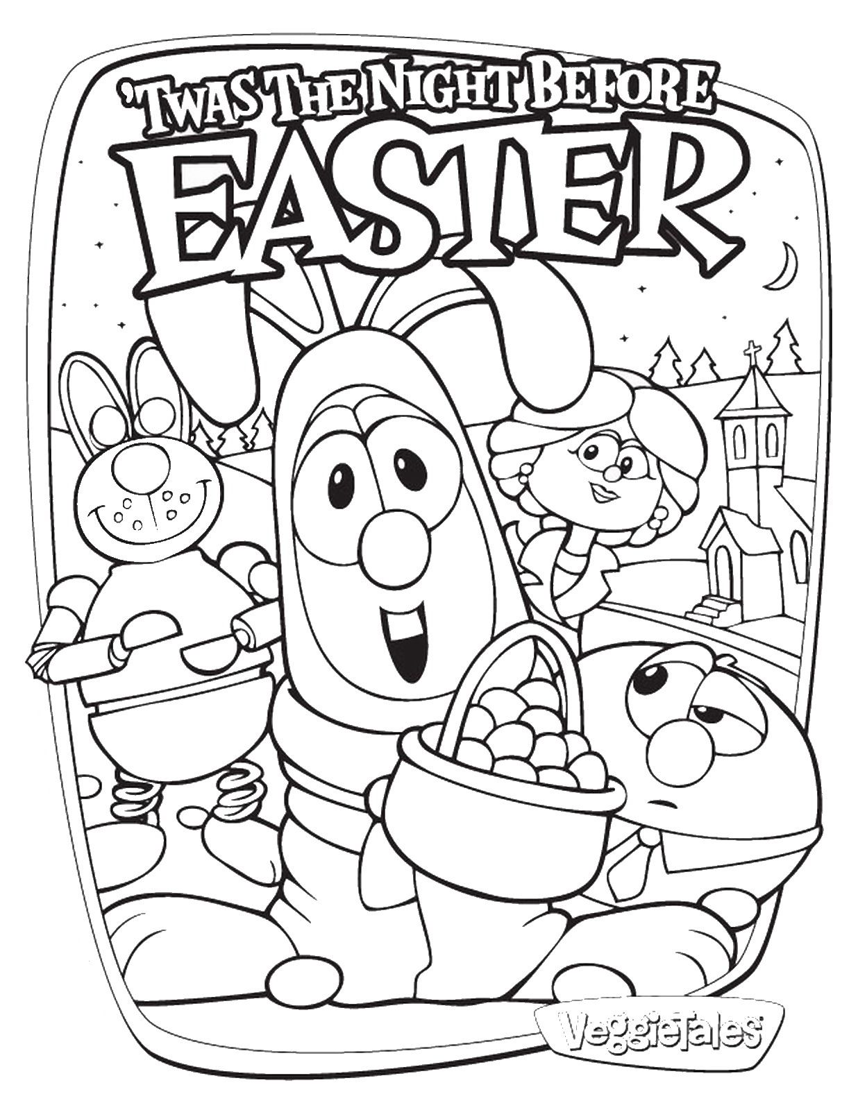 Veggie Tales Coloring Pages   Coloring Home