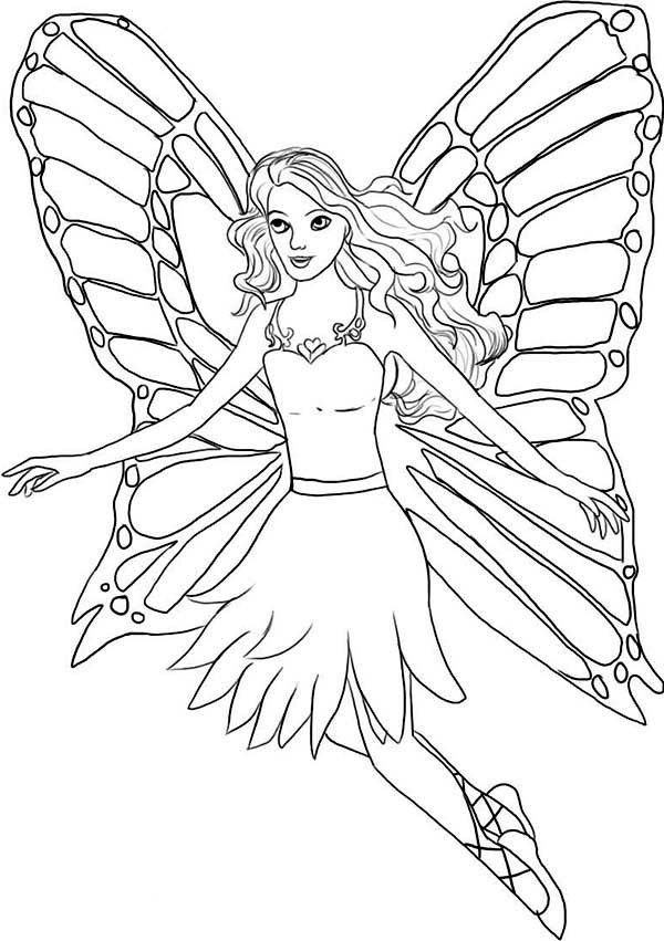 Barbie Fairytopia Coloring Pages Free - Coloring - Coloring Home