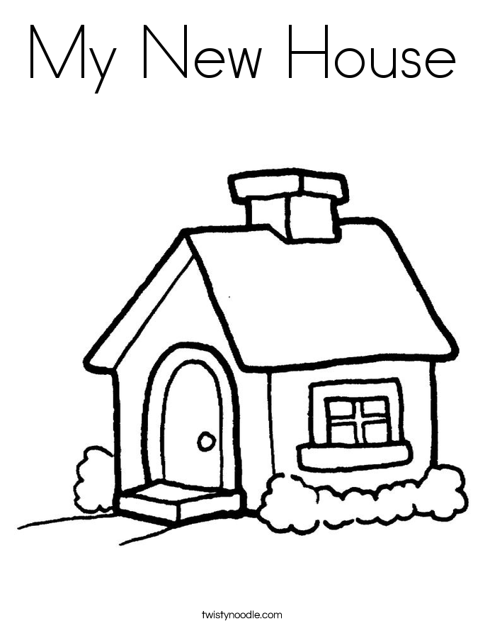 house-coloring-page | Free Coloring Pages on Masivy World