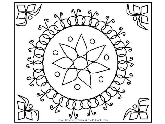 Diwali Coloring Pages For Kids | Coloring Pages Kids Collection