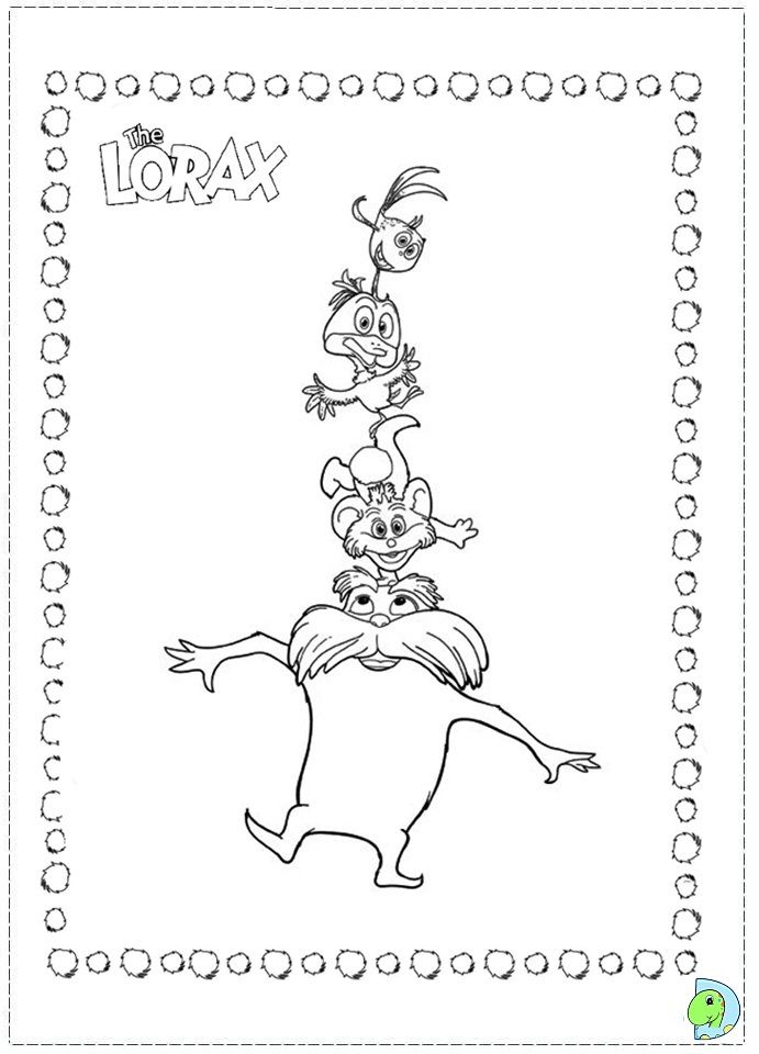 6 Brave Lorax Coloring Pages | arinbertgrill.com