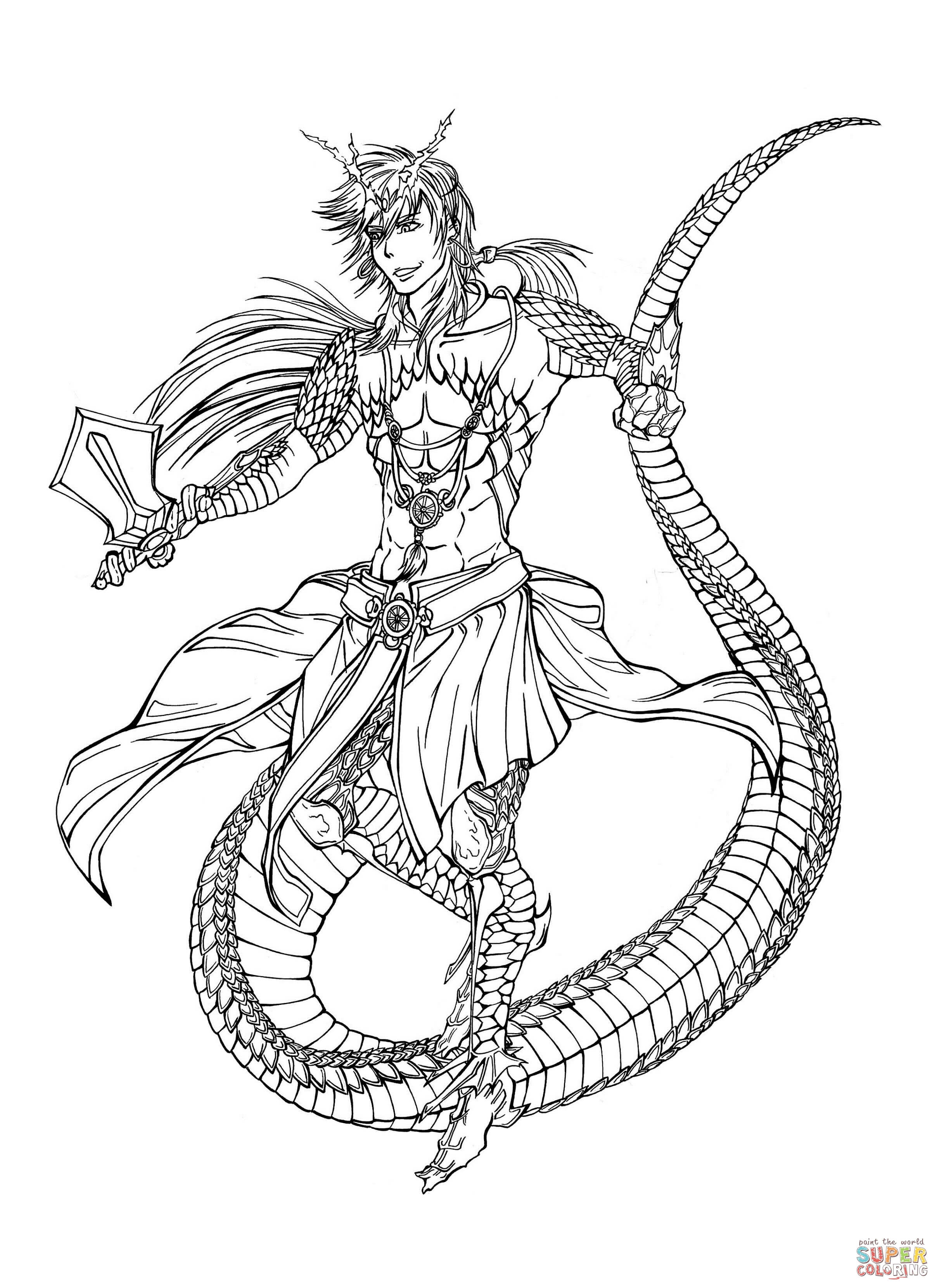 Sinbad Character from Manga/Anime series "Magi: The Labyrinth of ...