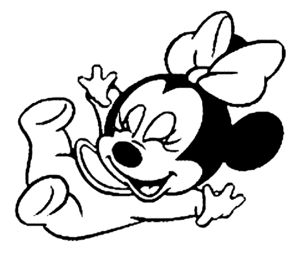 Baby Minnie - Coloring Pages for Kids and for Adults