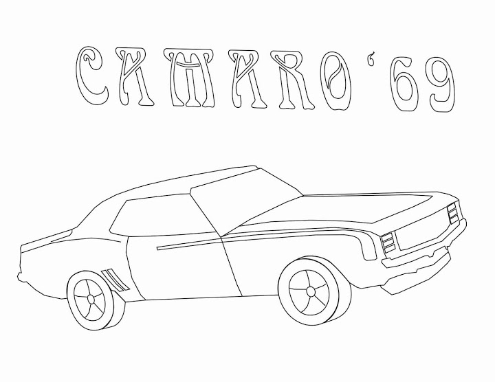 Chevy Coloring Page