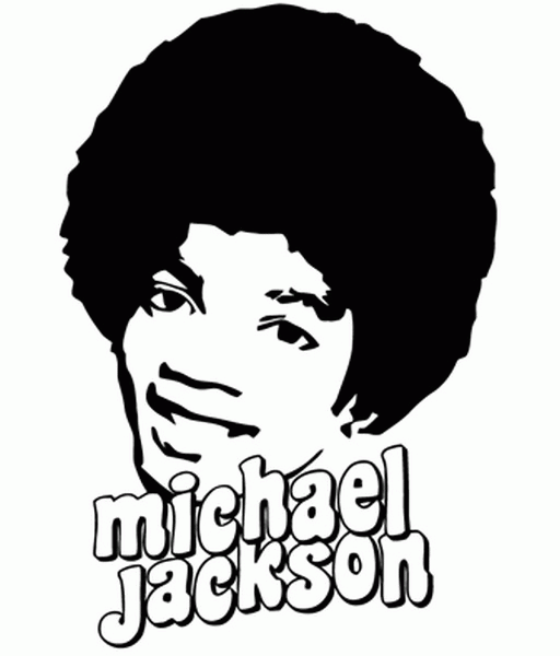 Michael Jackson Coloring Page