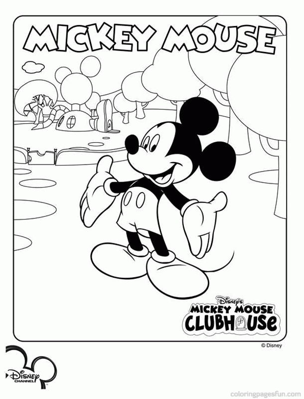 Mickey Mouse Coloring Pages Free Printable | Free Coloring Pages