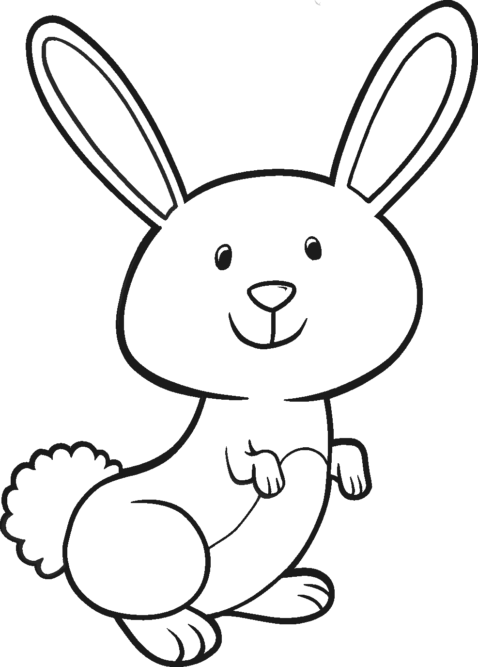 Bunny Coloring Pictures - Coloring Pages for Kids and for Adults