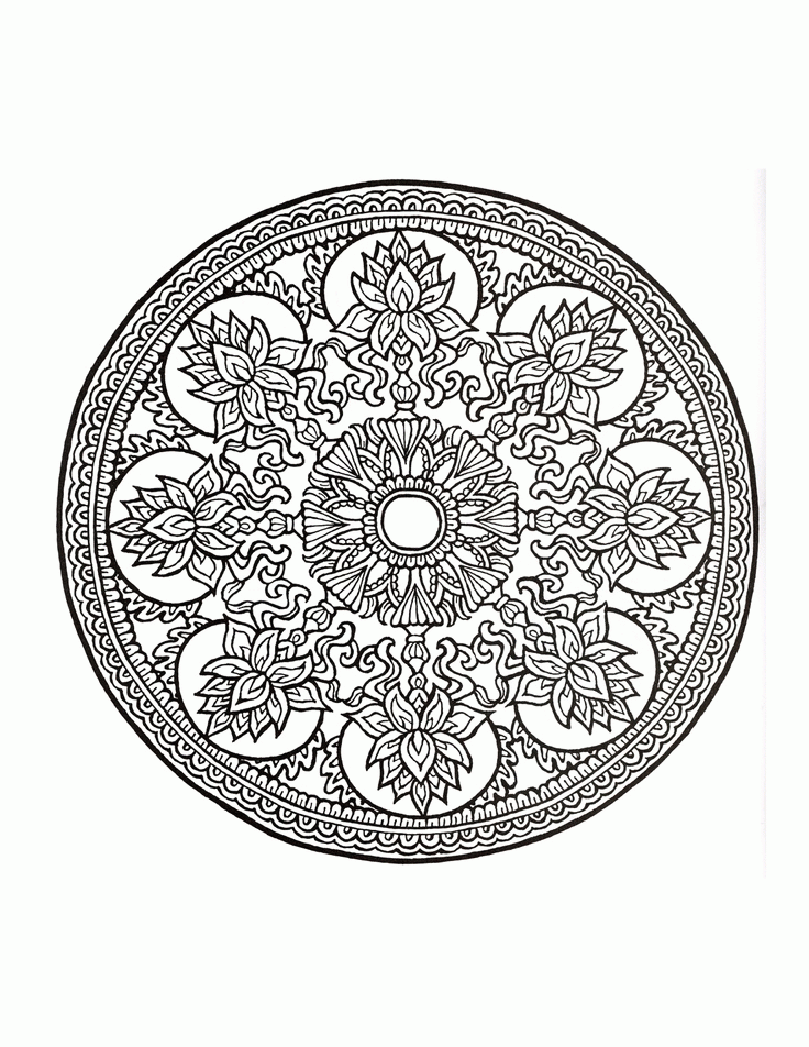 Free Coloring Pages Of Fractal 16972, - Bestofcoloring.com