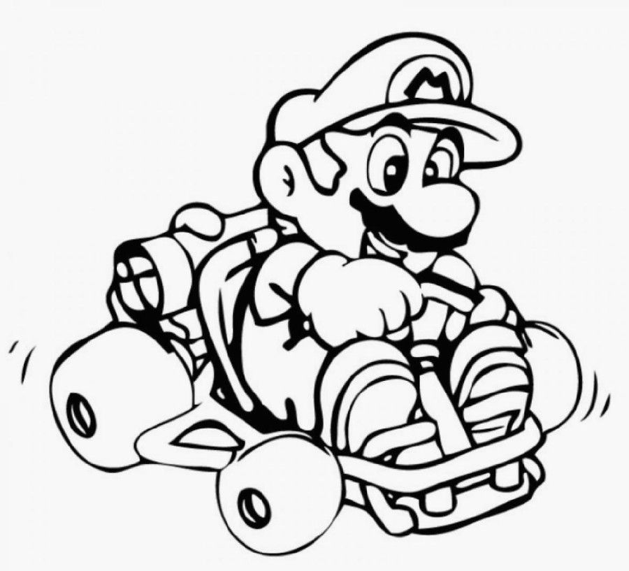 Printable 15 Mario Kart Coloring Pages 5287 - Free Printable Mario ...