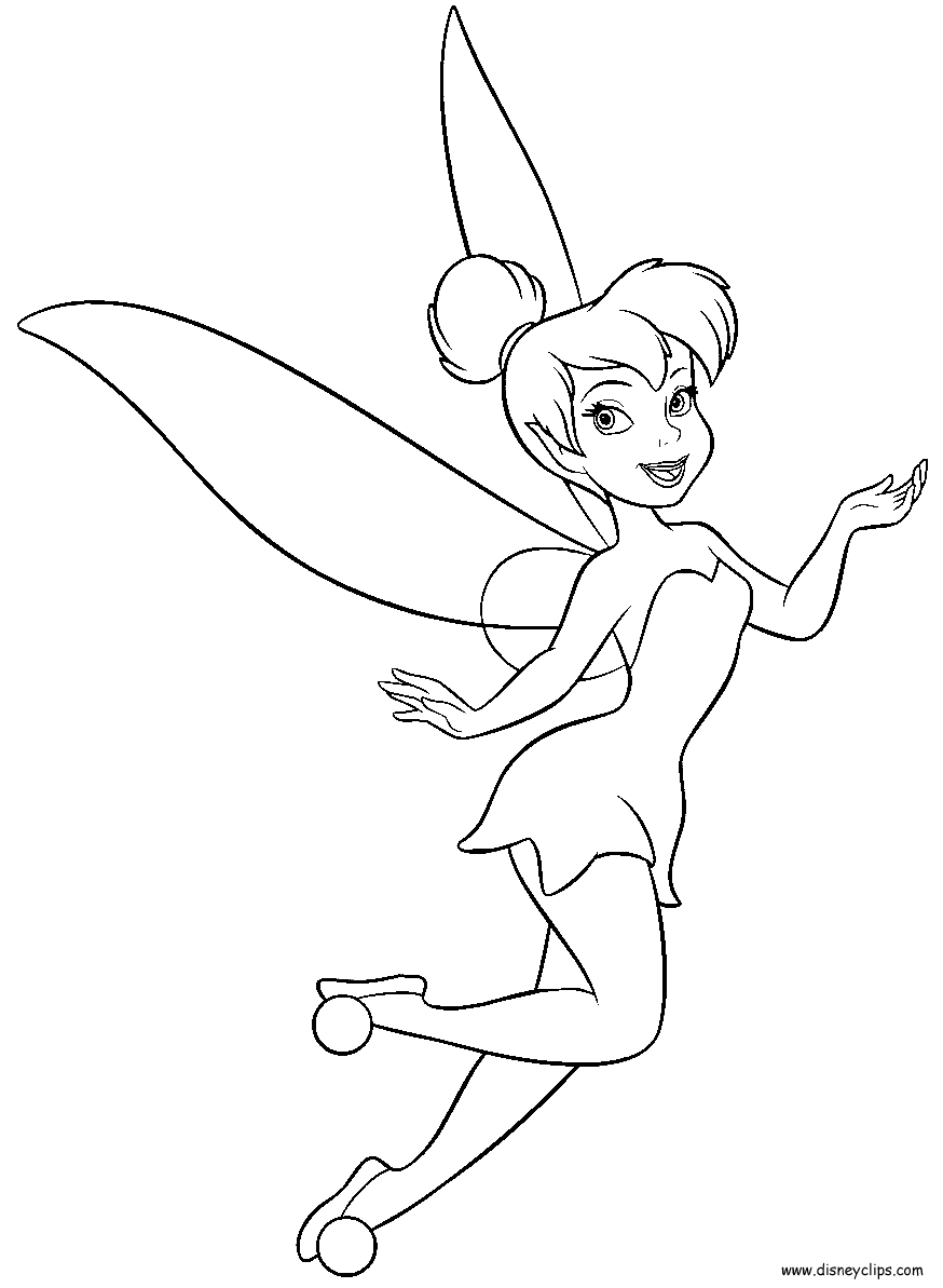 Tinker Bell Coloring Pages To Download And Print For Free ...