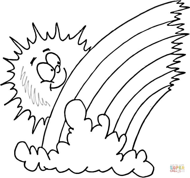 Water Cycle coloring page | Free Printable Coloring Pages