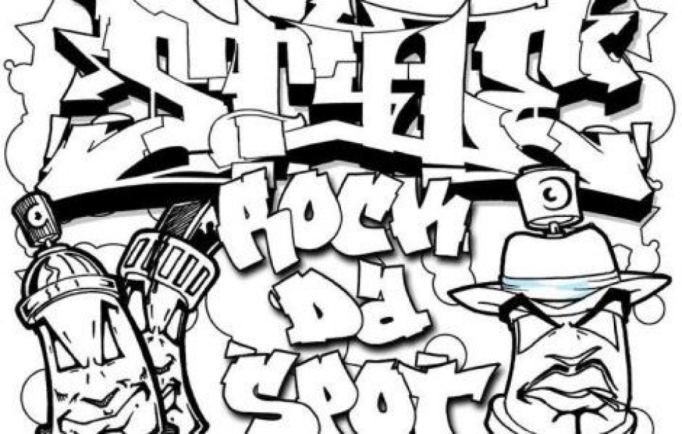 Get This Printable Graffiti Coloring Pages Online 91296 !