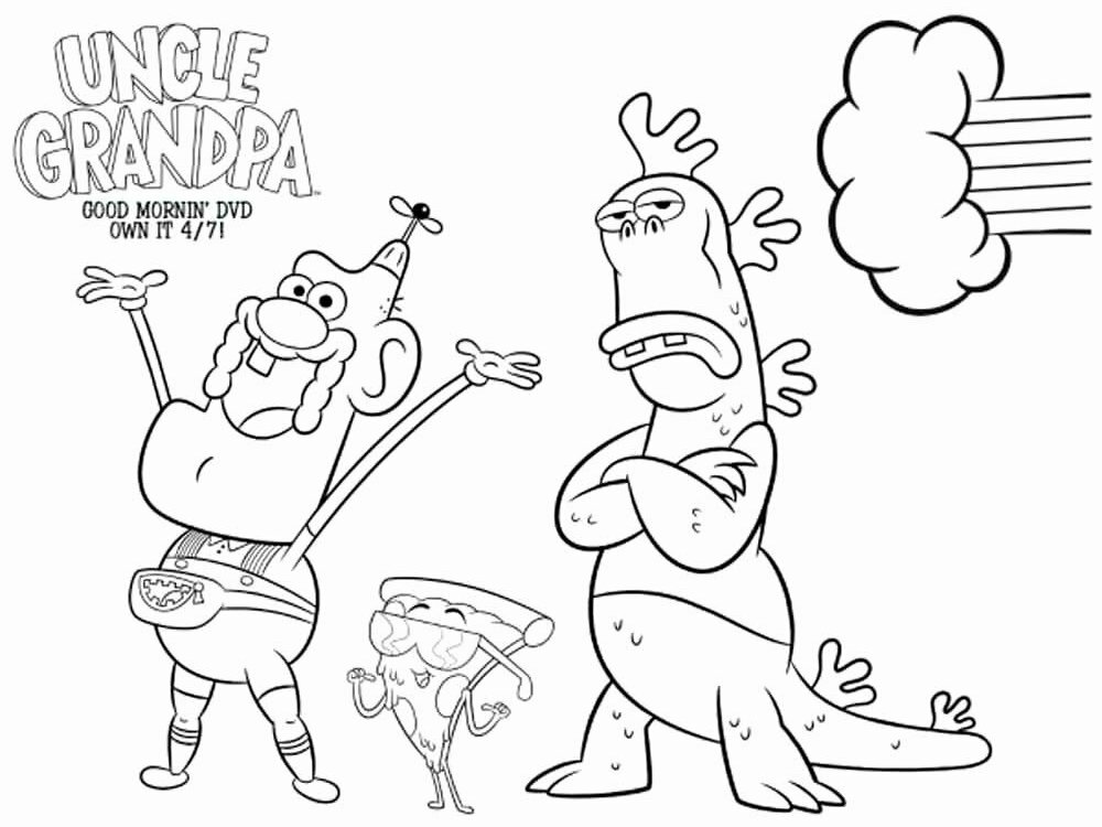 Uncle Grandpa Coloring Page Best Of Uncle Grandpa Coloring Pages ...