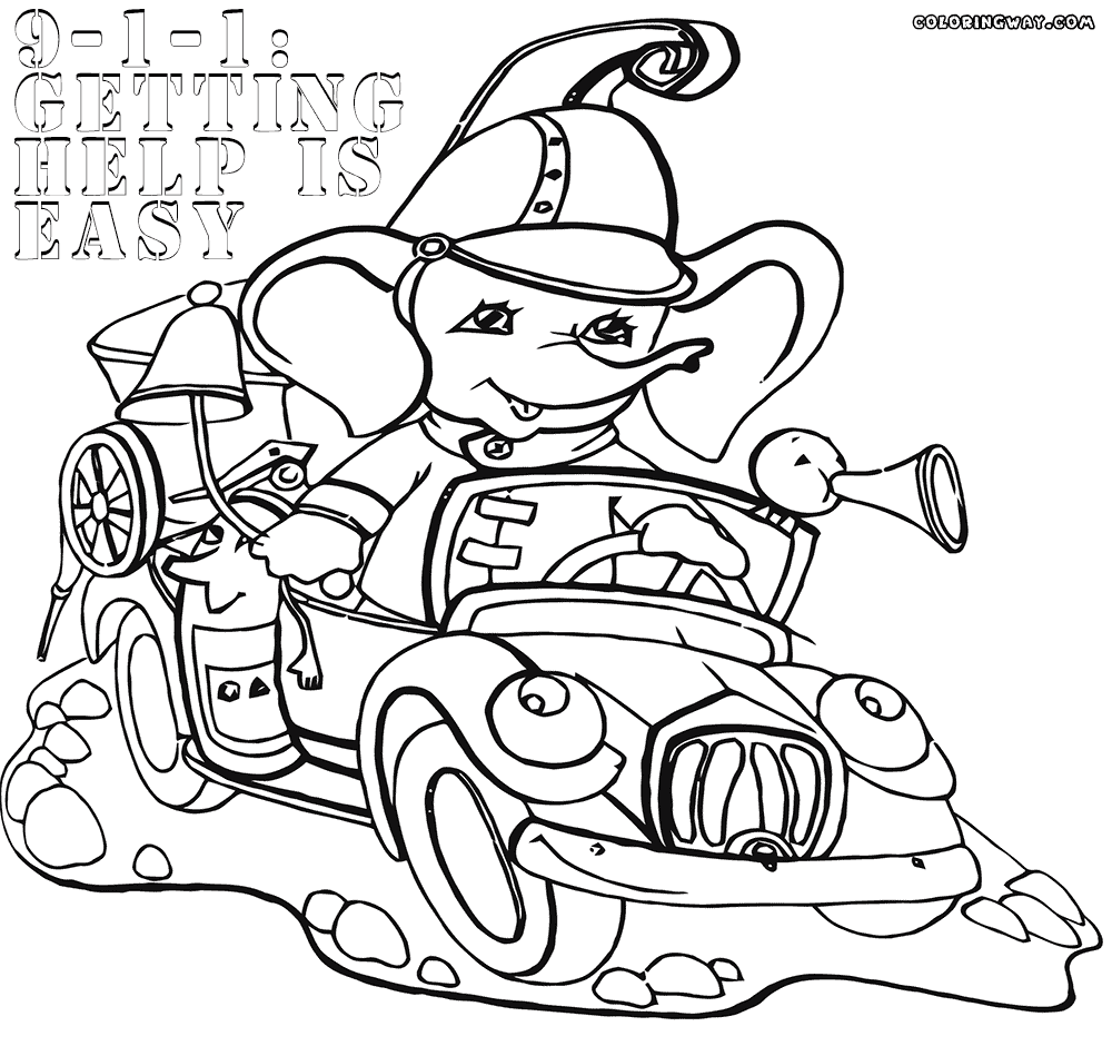 Fire safety coloring pages | Coloring pages to download and print
